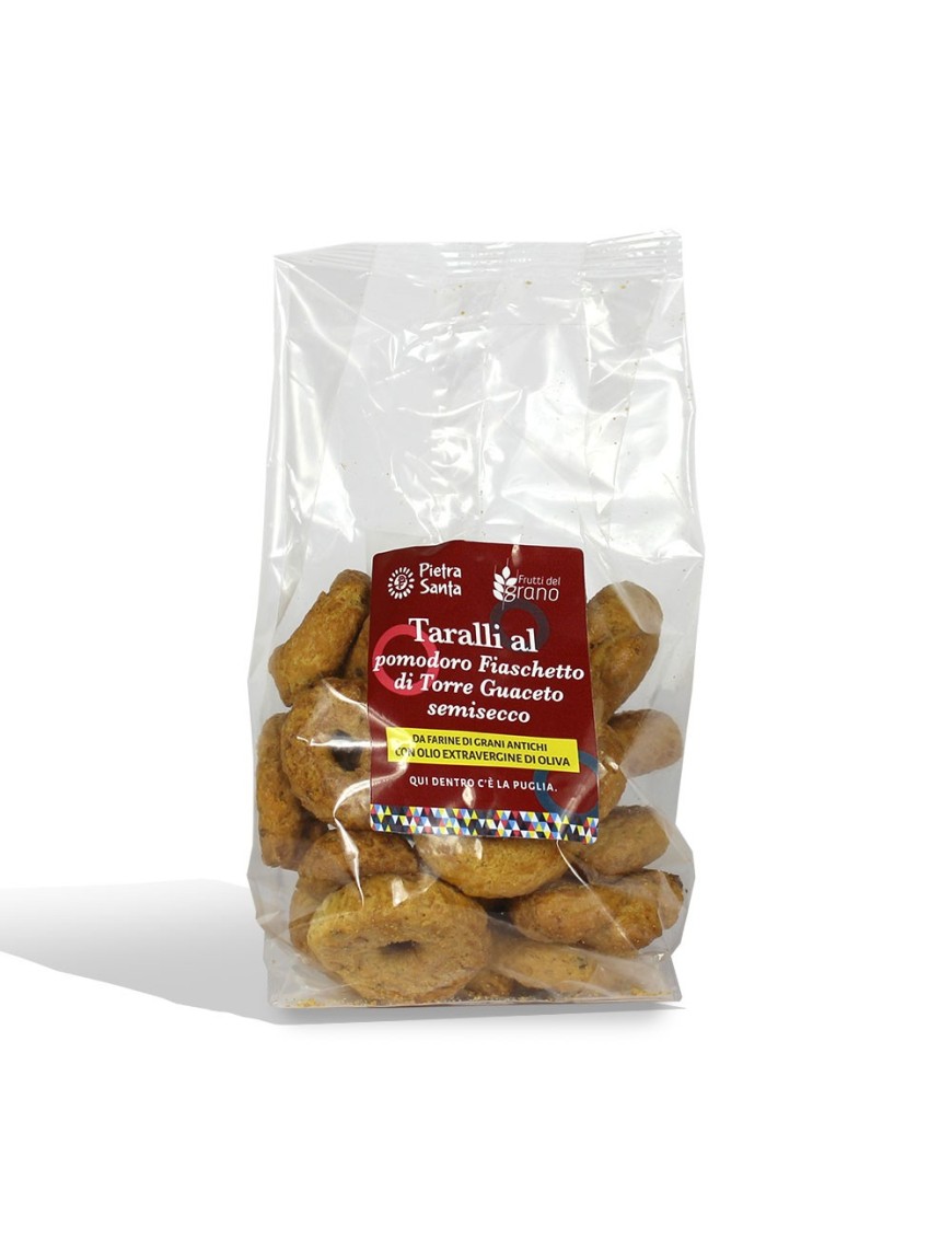 Taralli pugliesi al Pomodoro Fiaschetto semisecco di Torre Guaceto