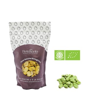 Organic dried broad beans from Torre Guaceto